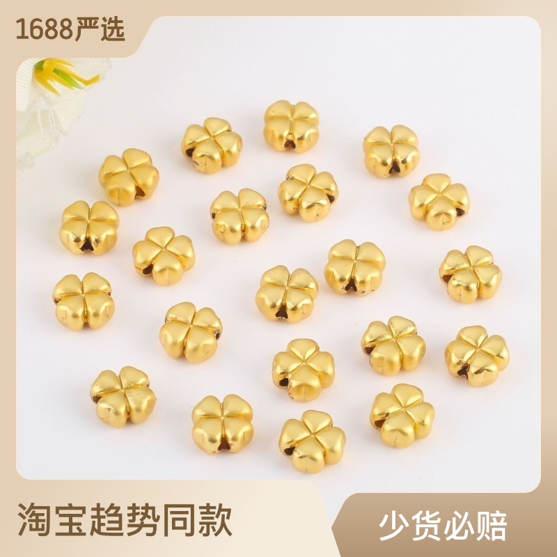18K保色包金隔片车轮片光面圆片散珠隔珠diy饰品配饰手链项链配件详情4