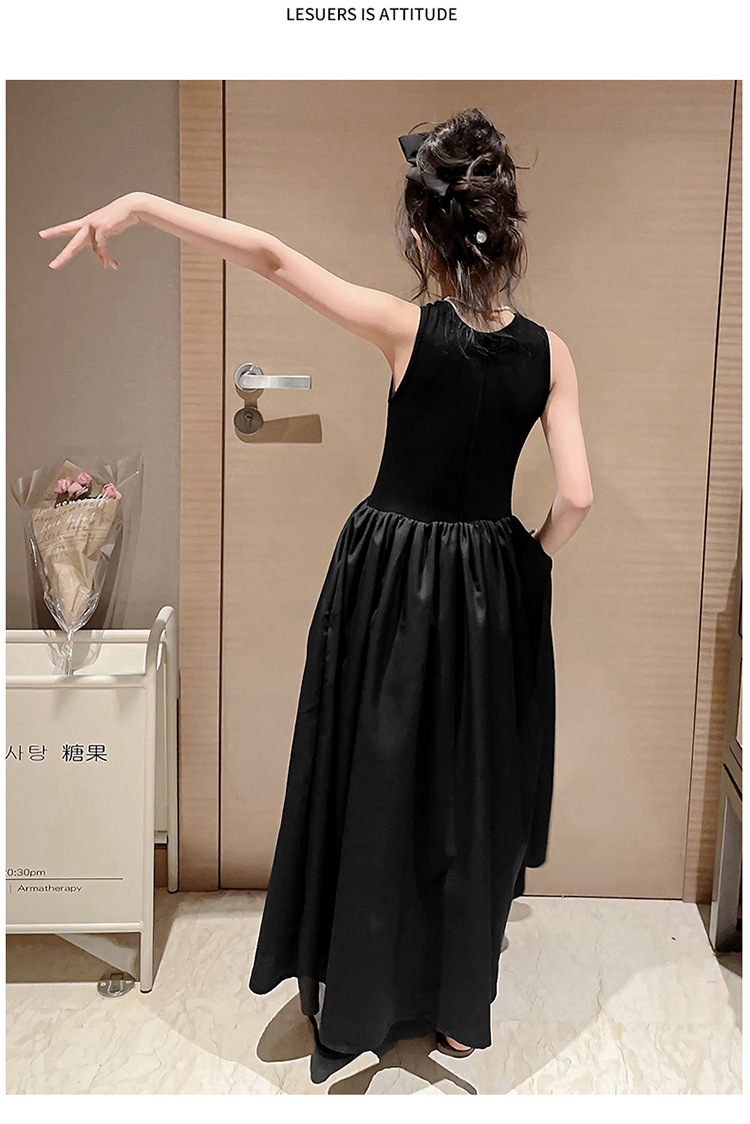 女童连衣裙夏装2023新款夏季儿童洋气公主裙网红中大童无袖长裙子详情18