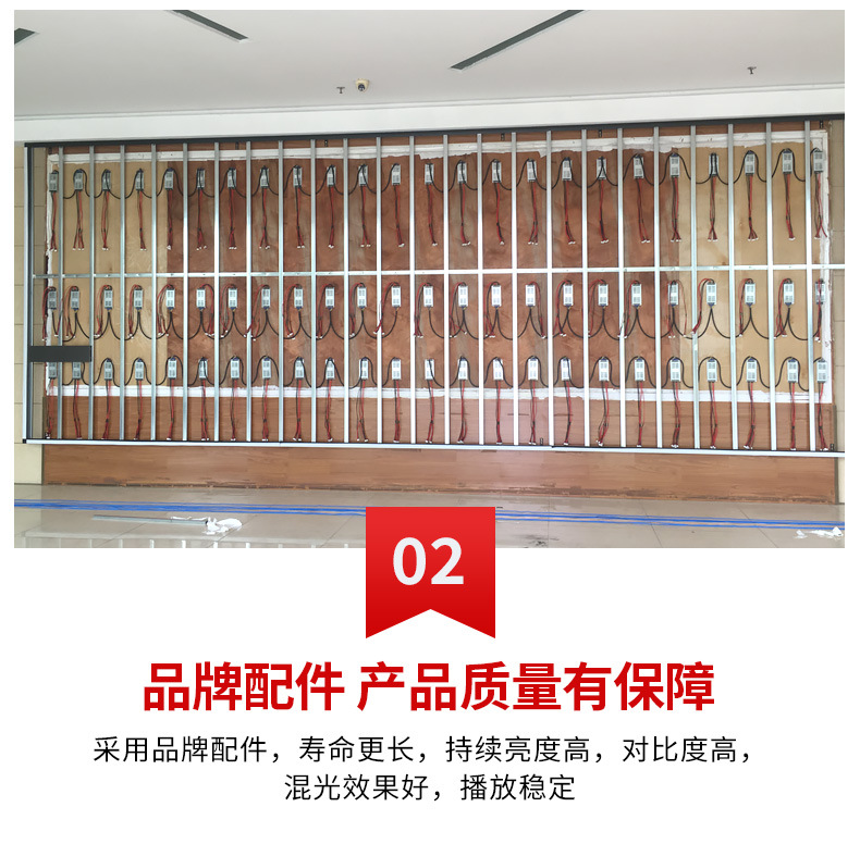 led outdoor stage rental screen, high-definition electronic wedding stage performance large screen, indoor full-color LED display screen pic 9