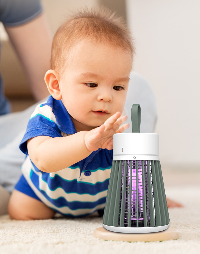 Cross-border bestseller usb electric shock mosquito killer lamp, home and outdoor rechargeable mosquito killer photocatalyst, indoor purple light mosquito killer pic 6