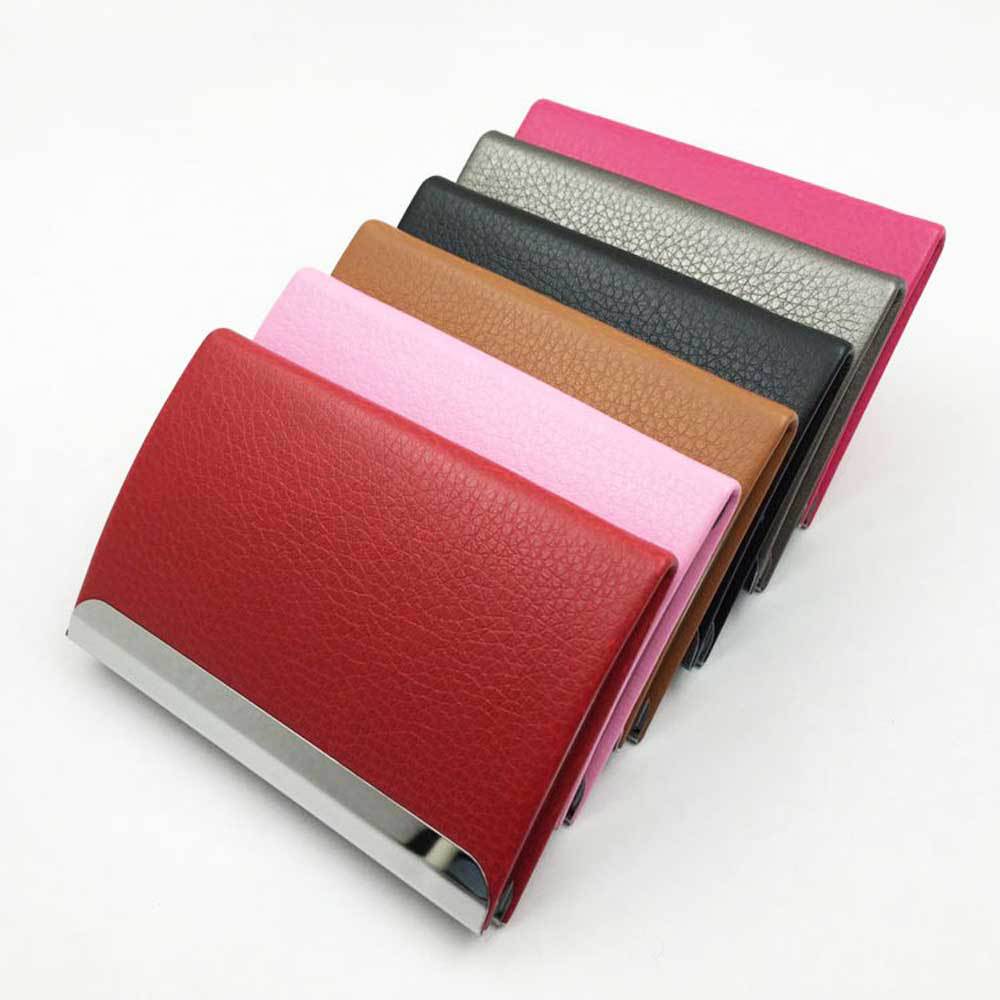 Customized fashionable leather keychains, corporate LOGO business card boxes, keychains, ballpoint pens, business office gift sets pic 12