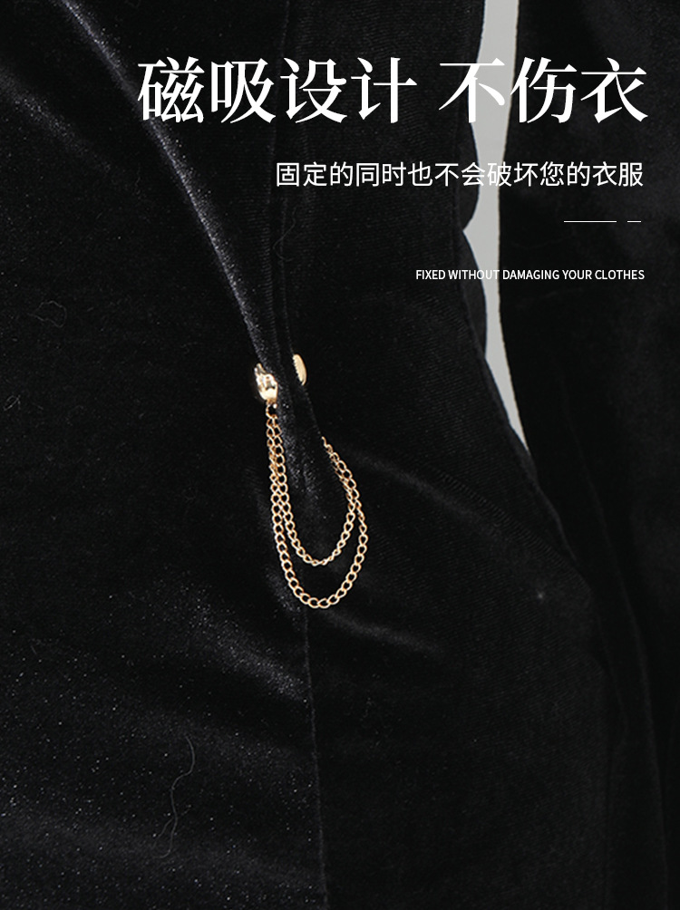 改裤腿改袖口长改短神器可拆卸免钉免缝金属收腿扣裤脚固定磁吸扣详情6