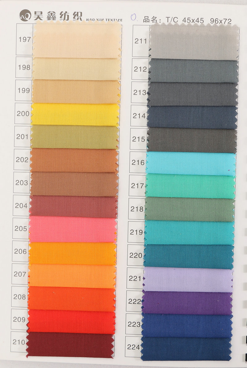 Wholesale TC plain weave polyester-cotton fabric 96*72 woven shirt pocket fabric, fashionable and accurate lining fabric pic 30