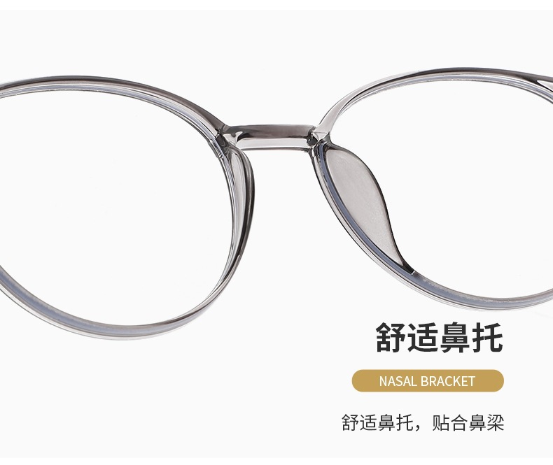 文奕02冷茶色眼镜近视超轻tr90眼镜框女素颜防蓝光镜小红书同款潮详情11
