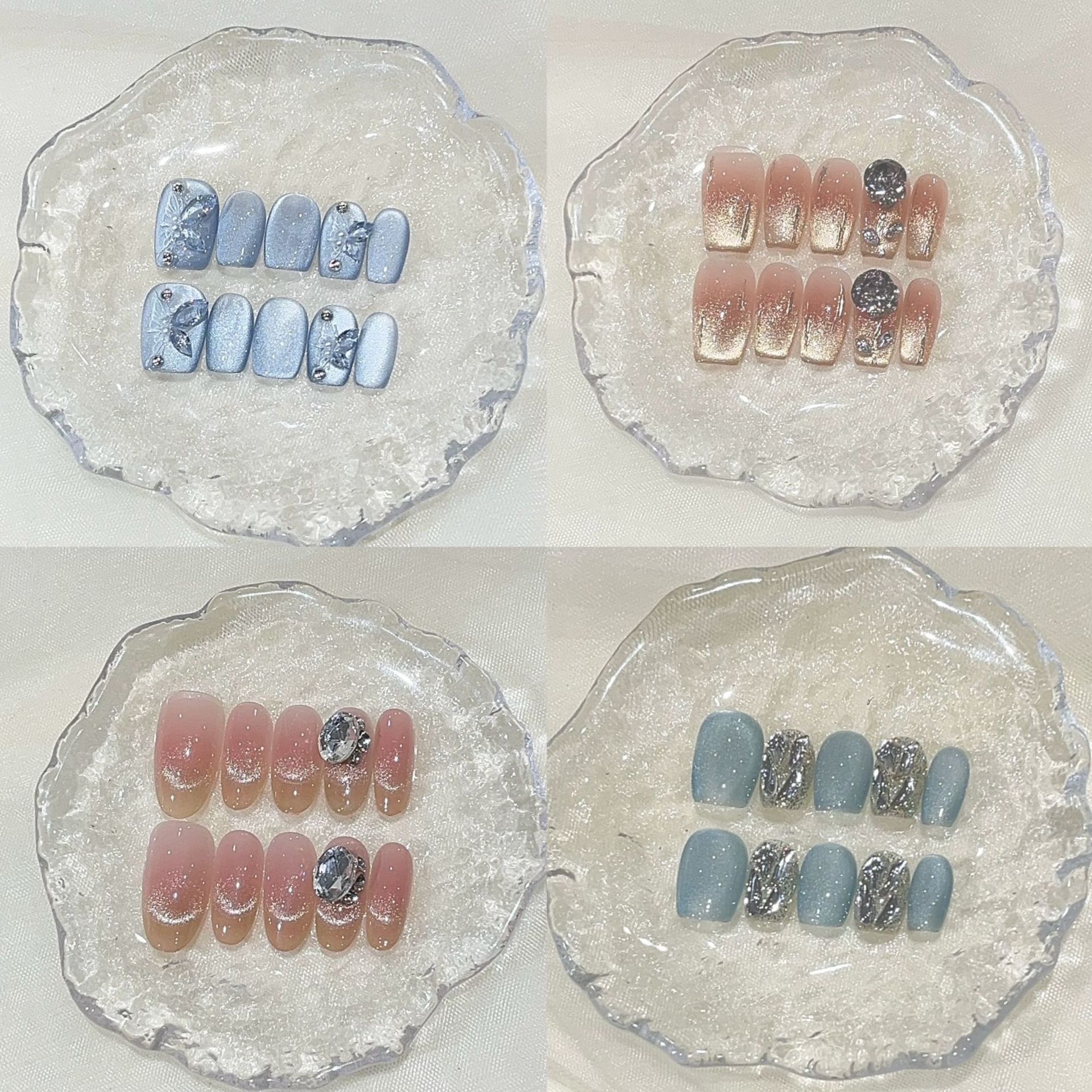 【 Daily Short Nails Series 】 A collection of daily short nails worn by hand from Taoxi Li Nail Salon pic 3