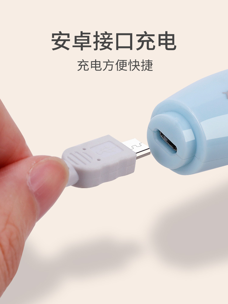 Cross-border creative electric eraser, charging high-gloss eraser, student clean, art painting, electric automatic eraser pic 13