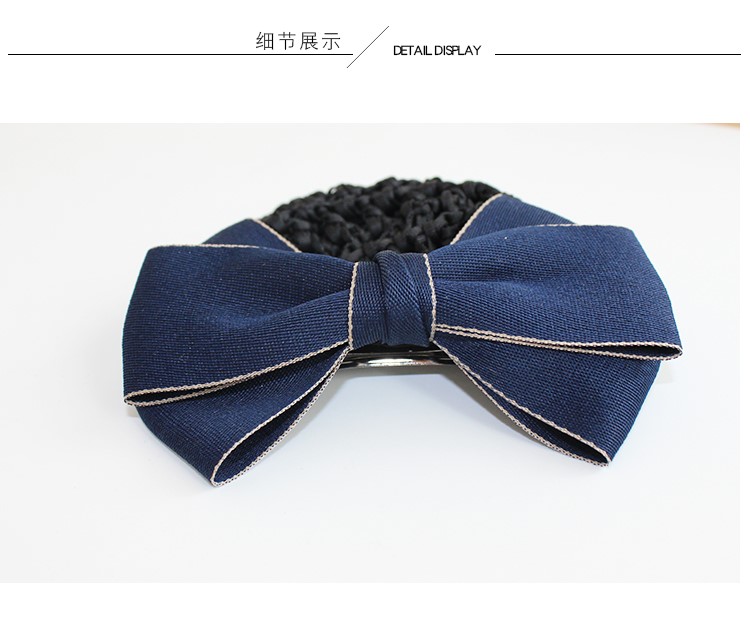 2025 New nurse hairpin, women's net pocket, professional updo, work hairpin, bank bow, elegant hairpin pic 11