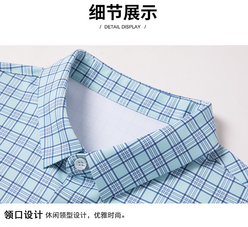 Una pieza de reemplazo de cabello hombre de mediana edad camisa de manga corta verano 2024 nueva camiseta sin plancha casual media manga top hombre ropa de hombre pic 12