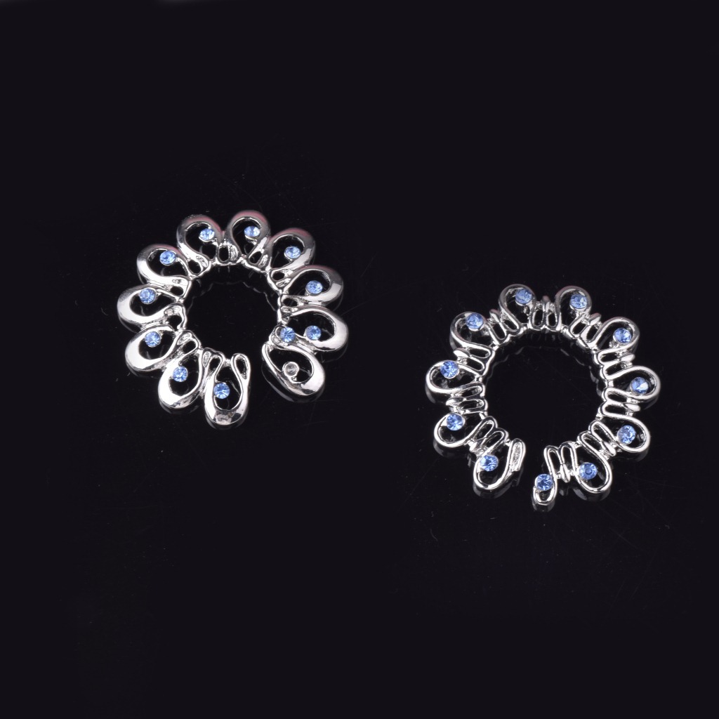 跨境8款乳环亚马逊蓝露新款不锈钢花形假乳环孔雀屏乳环穿刺饰品详情13