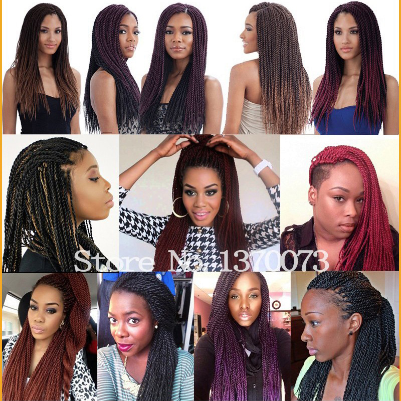 假发女长直发 黑人脏辫 Senegal braid hair 手搓辫长发详情16