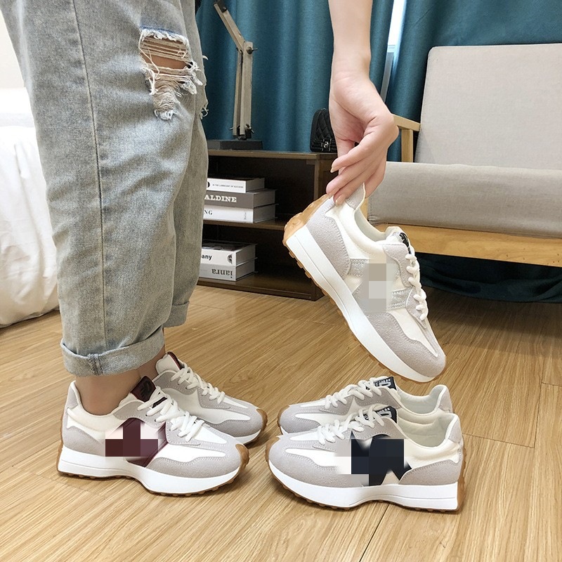 运动鞋女2024新款外贸大码欧美厚底拼色休闲低帮运动单鞋厂家直供详情5