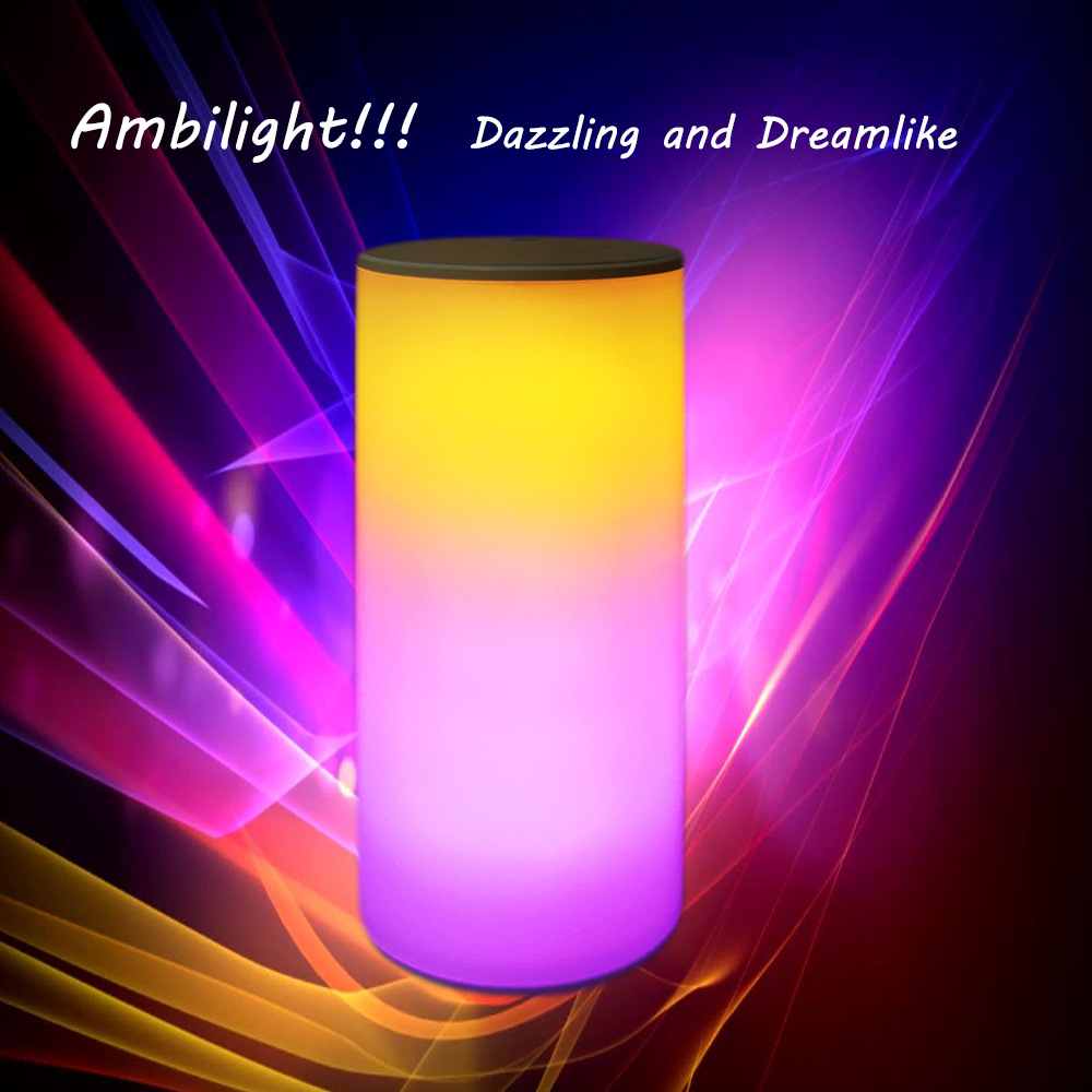 新款炫彩流光LED夜灯