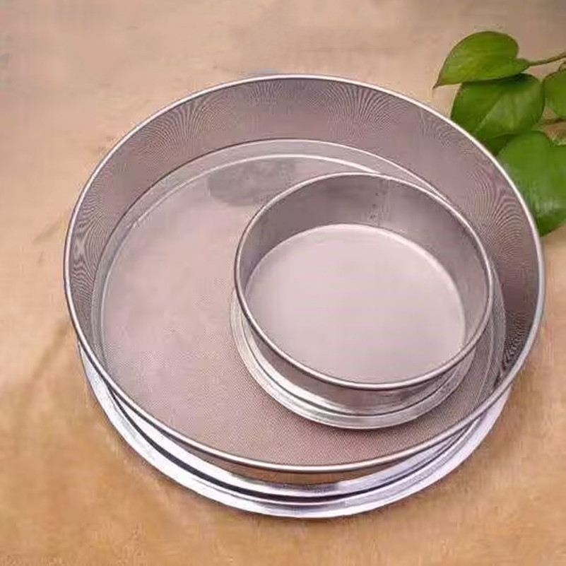 30 fine mesh with base, large flour sieve, stainless steel sieve, filter mesh with bottom support, kitchen baking pic 5