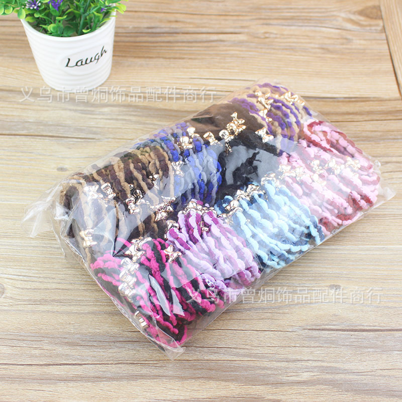 Wholesale of Korean-style hair ties, bow ties, elastic bands, hair bands and hair accessories, 1-yuan store, street stall supply pic 6