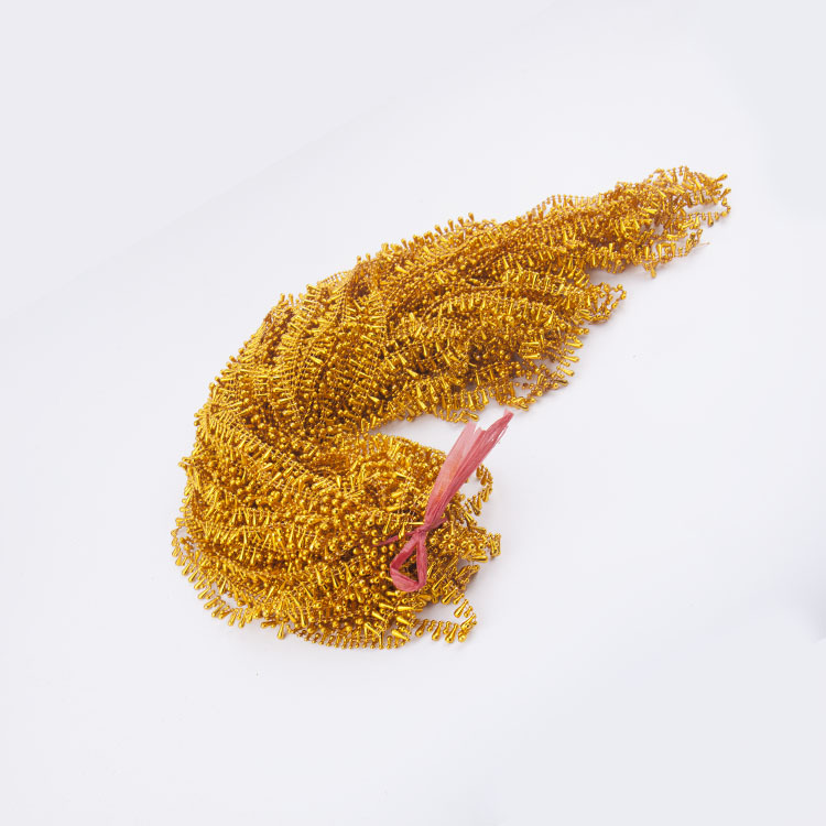 Wholesale of 6*10 water drop gilded silver wire beaded dance hand silk flower costumes, Christmas handicrafts and accessories pic 129