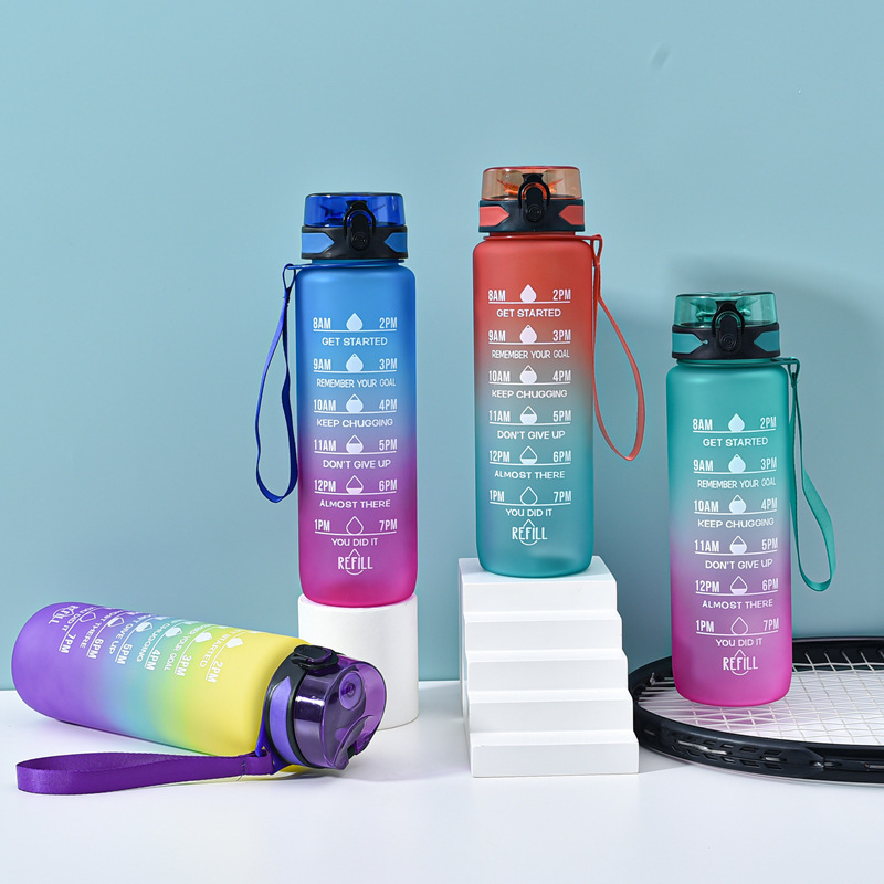 Large-capacity gradient portable sports cup pic 4