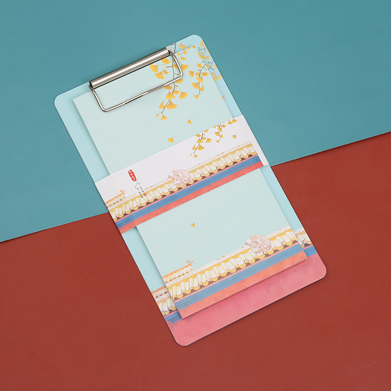 Factory direct sales of sticky note board clips, Chinese-style sticky notes of the Forbidden City, cute and creative portable student sticky note paper pic 5