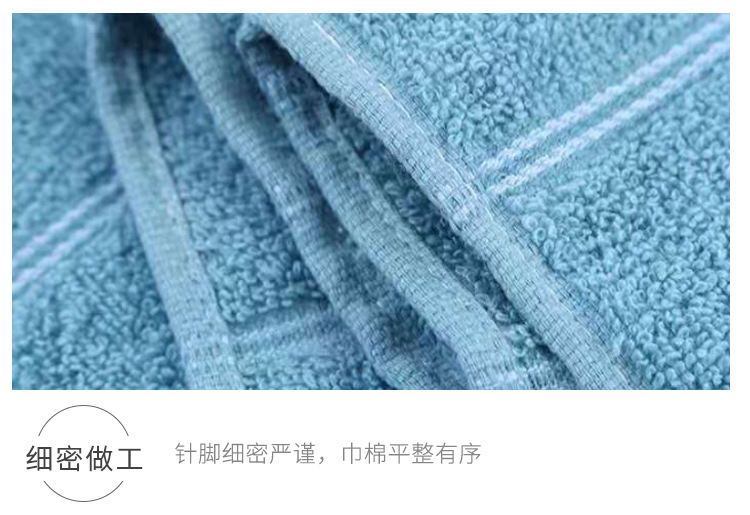 Cotton thickened plain checkered towels in stock for wholesale. Home absorbent face towels for men and women, couple face towels and washbasins, custom-woven pic 17