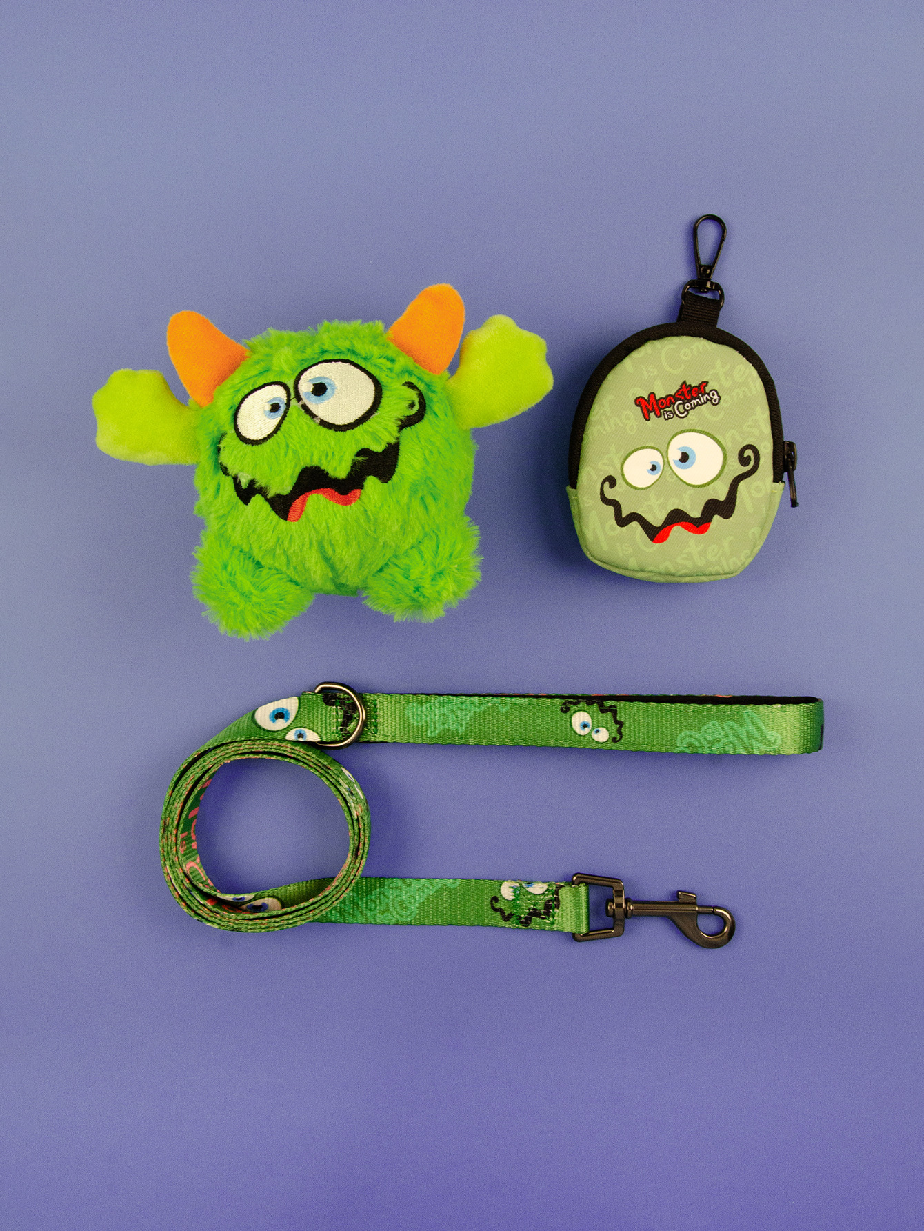 跨境工厂直发宠物牵引绳垃圾袋收纳包玩具万圣节礼物弹力可发声球详情5