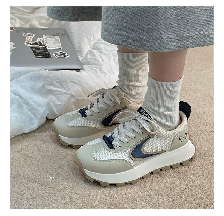  热卖2023春季新款厚底网面透气运动阿甘鞋MIS-886详情17