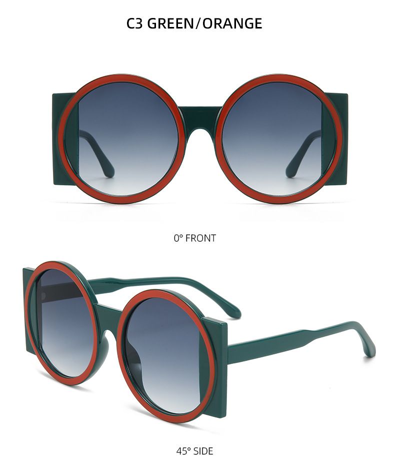 两个圈 个性时尚太阳眼镜欧美穿搭街拍节日派对墨镜T1068详情20