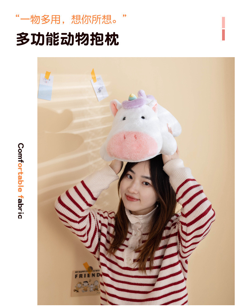 Cute prone throw pillows, animal dolls, plush toys, bed sleeping dolls, soft and adorable dolls, birthday gifts for girls pic 7