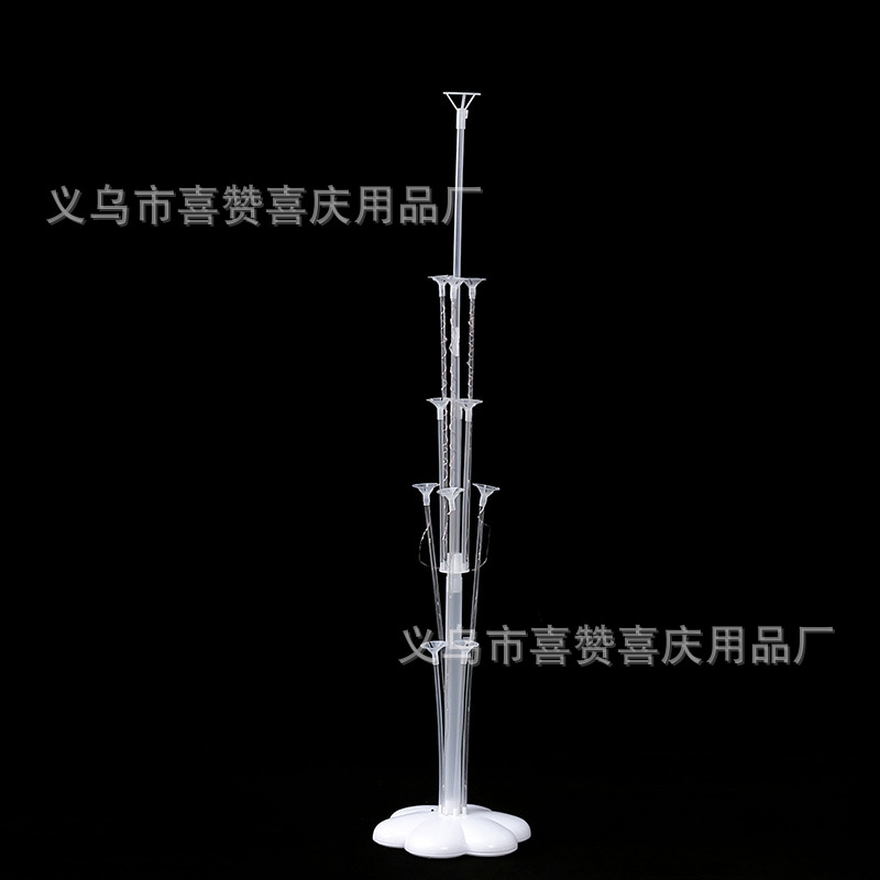 气球支架桌飘 发光立柱大梅花底座  19球详情16