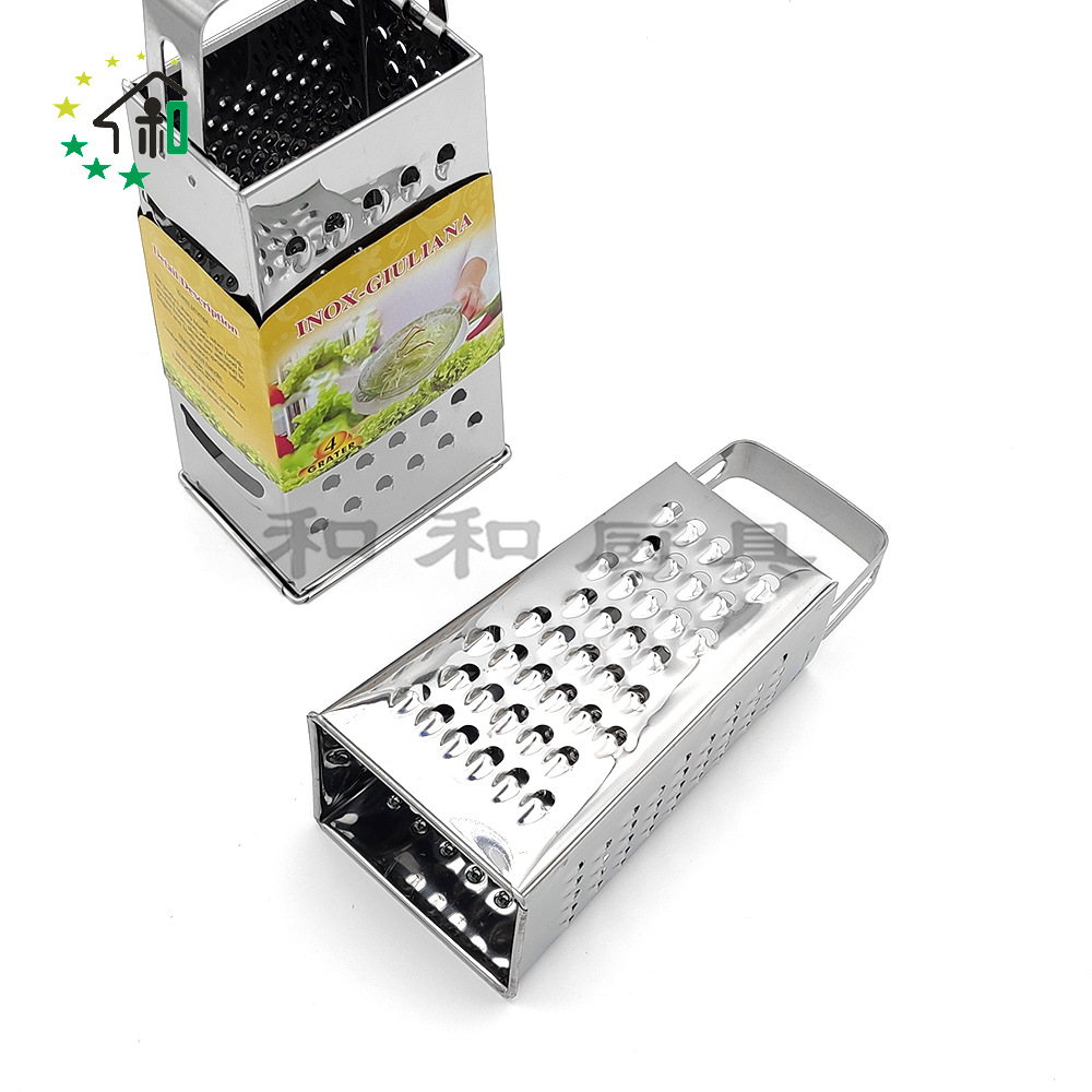 Potato shreds, minced garlic and ginger shreds scraping magic tool, shredder, four-sided vertical stainless steel shredder, multi-functional vegetable cutter pic 18