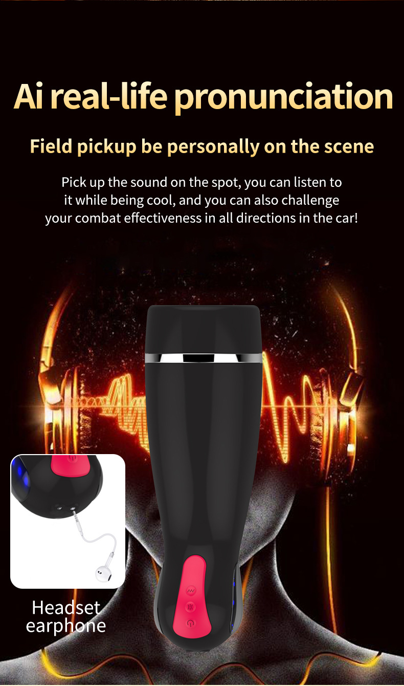 电动飞机杯男用成人情趣自动加热自慰器吮吸夹吸用品详情10