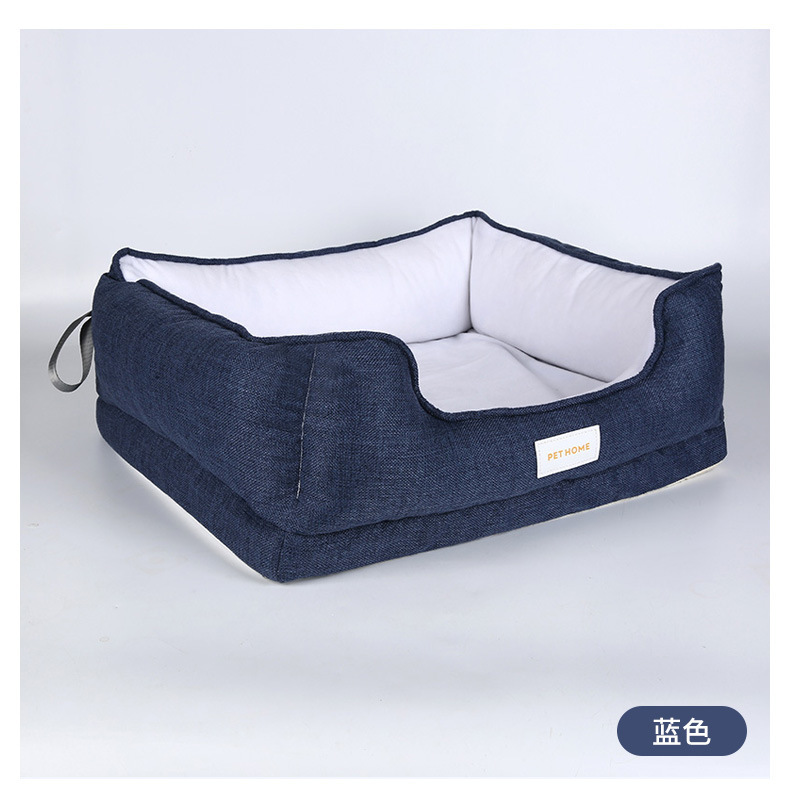 Pet bed, suitable for all seasons, detachable and washable. Memory foam dog bed, comfortable, soft, non-sticky and warm. Cat bed, pet bed pic 2