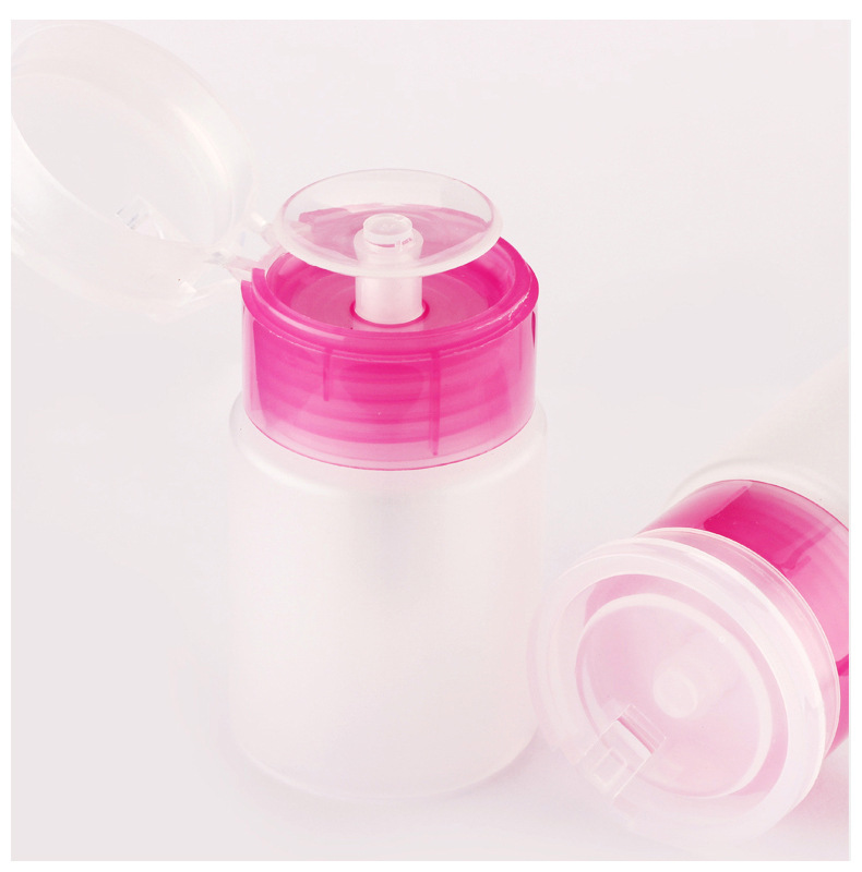Nail polish remover press empty bottle nail polish cleaning remover press bottle pen wash bottle pump head makeup remover bottle pump head pic 8