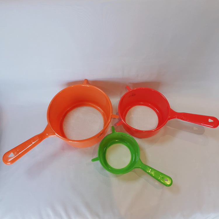 Flour sieve, soy milk filter, residue filter, fine strainer, kitchen household plastic screen, 30-mesh baking tools pic 2