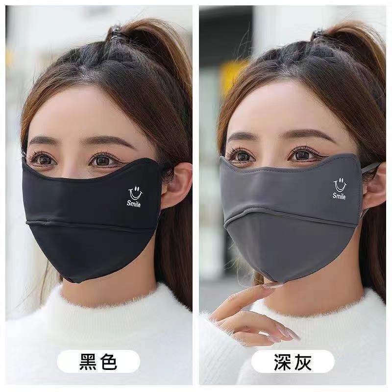 秋冬户外骑行双层加绒保暖防风防寒透气显瘦护眼角男女3D立体口罩详情1