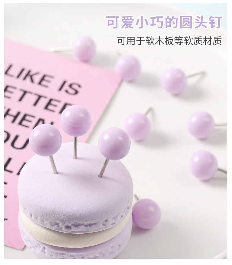 Factory direct supply of macaron-colored paper clip, ticket holder, stapler, student stationery set, creative pin binding combination pic 10