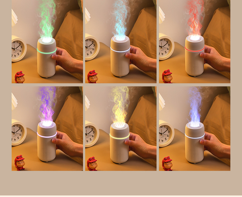 新款创意迷你仿真火焰香薰机 小型车载精油扩香机 超声波火焰加湿器 空气净化器 加湿器家用静音详情14