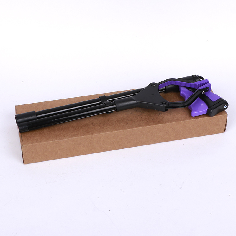 Foldable garbage collector for sanitation, cigarette butt picker, garbage collector, sanitary garbage tongs with magnets, garbage tongs pic 29