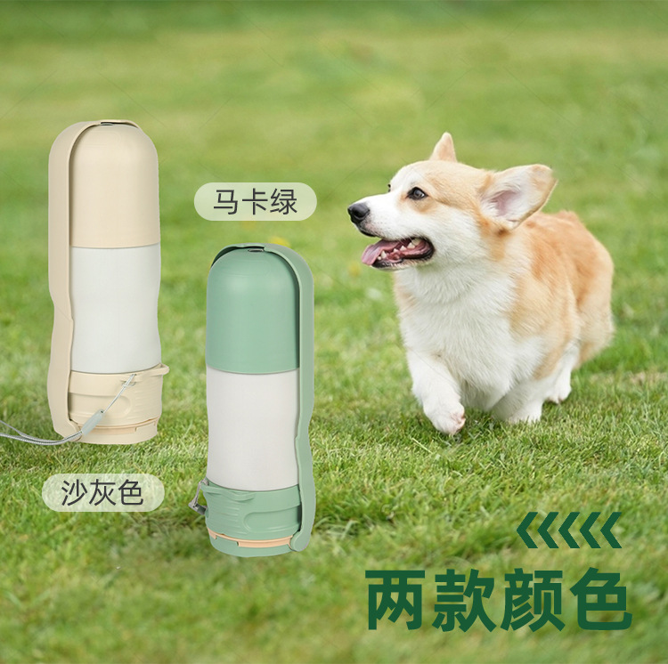 Outdoor lighting tableware for pets, folding and hanging dog drinking cups, camping with light feeders pic 11