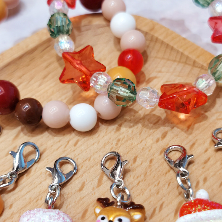 【可以】跨境圣诞创意DIY手链儿童串珠手链首饰套装圣诞节礼物详情12