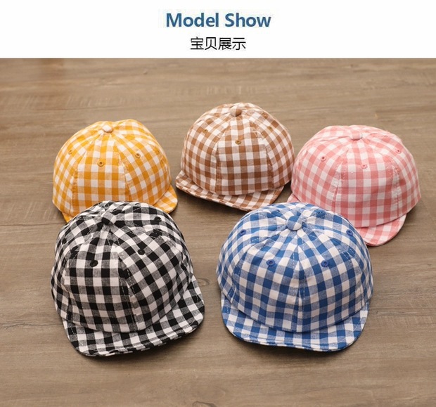 Sombreros de bebé primavera otoño verano slim para chicos y chicas capucha de pato multiplo sombrero de béisbol para niños versión coreana sombrero de protección solar pic 1