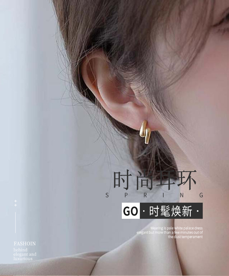 High-end matte, exquisite and small ear rings, ear buckles, unique earrings, new trendy and best-selling earrings and stud earrings in 2024 pic 13