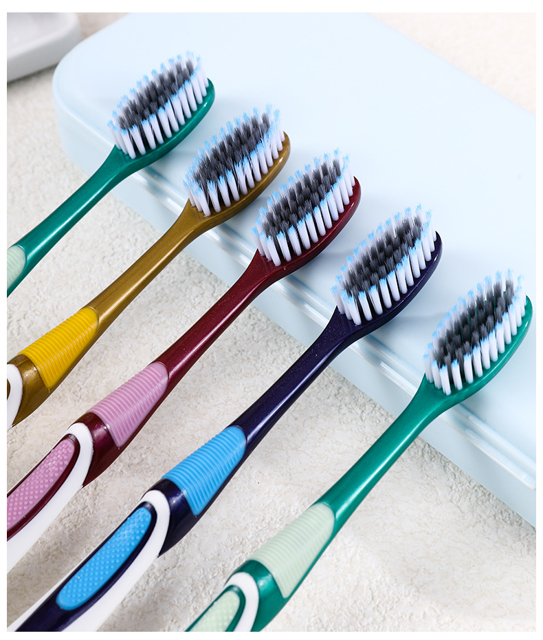 Wholesale of 789 high-quality adult soft-bristled toothbrushes in full English packaging, specially designed for export pic 19