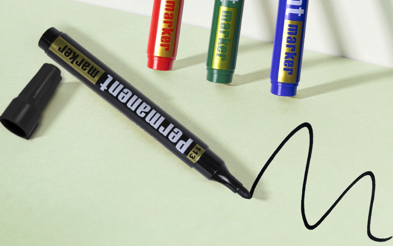 The oil-based marker pen G113 has a smooth and round tip for writing. For export orders, you can order Xia Xing Gxin pic 2