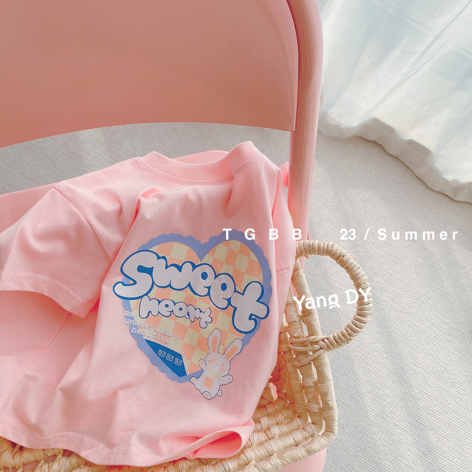 童装t恤短袖儿童半袖女童韩版宝宝上衣洋气潮2023新款男童春装详情16