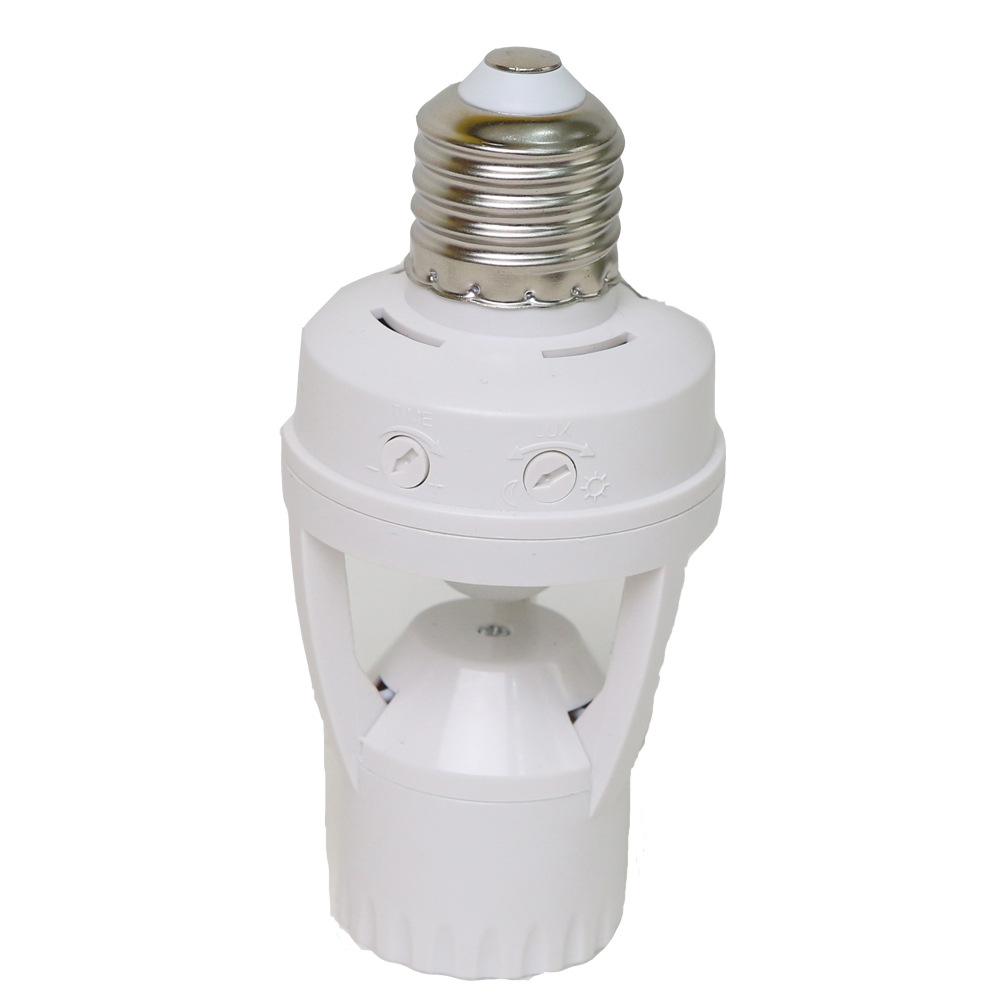 Factory direct supply of infrared human body sensor lamp head E27 screw-type sensor lamp base LED pic 3