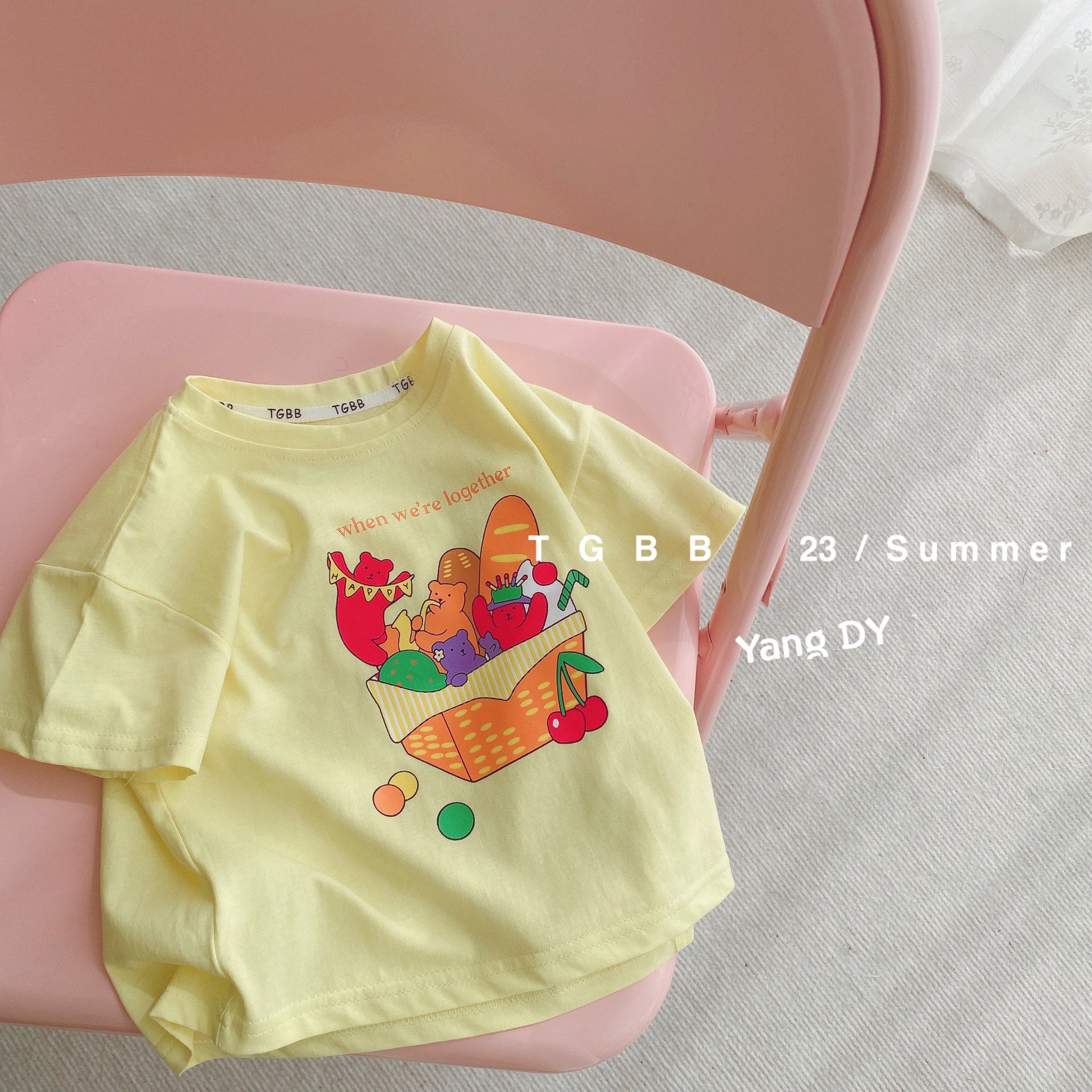 童装t恤短袖儿童半袖女童韩版宝宝上衣洋气潮2023新款男童春装详情30