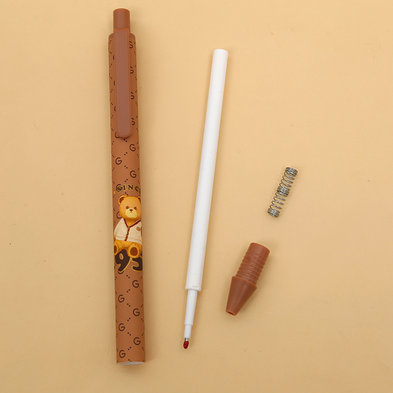 The ST pen tip is extremely smooth. The front of the pen is made of metal and features a ZF2659 illustrator in collaboration with Nandy Bear pic 9