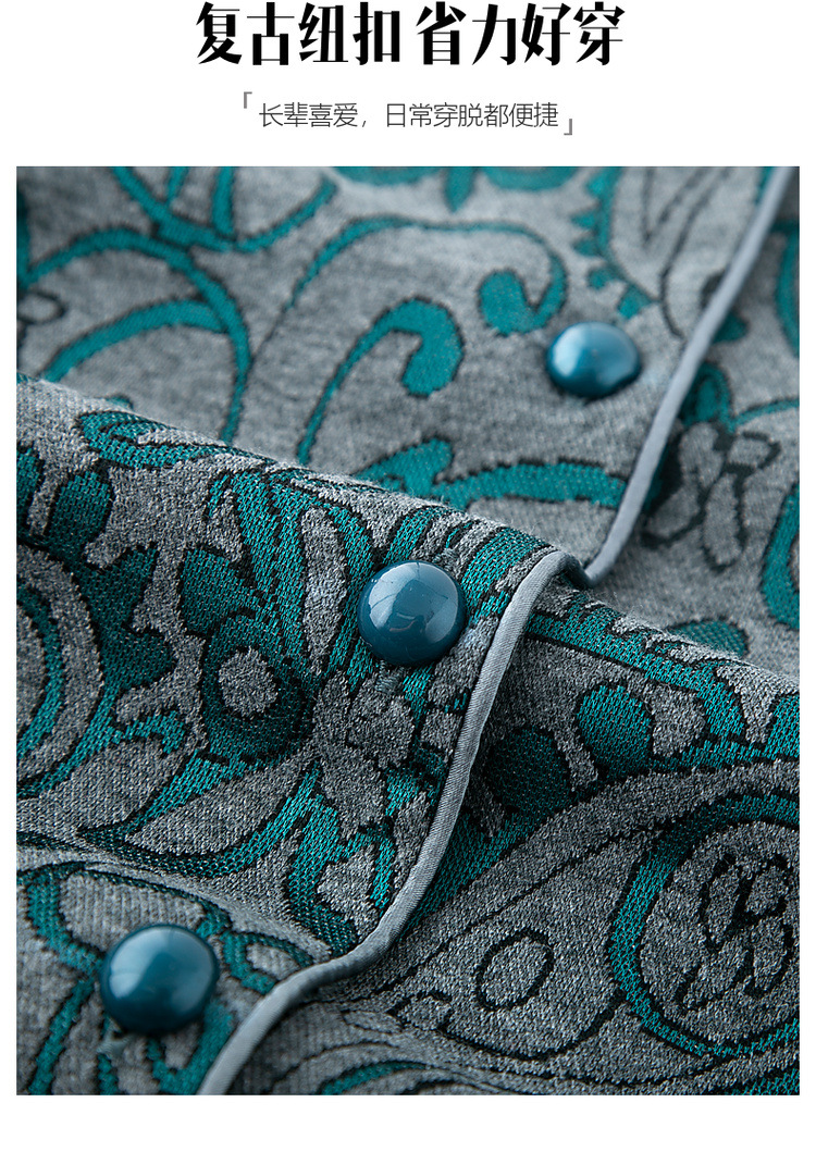 中老年女装妈妈装春装长袖外套60岁70奶奶春秋衣服老年人薄款衬衫详情14