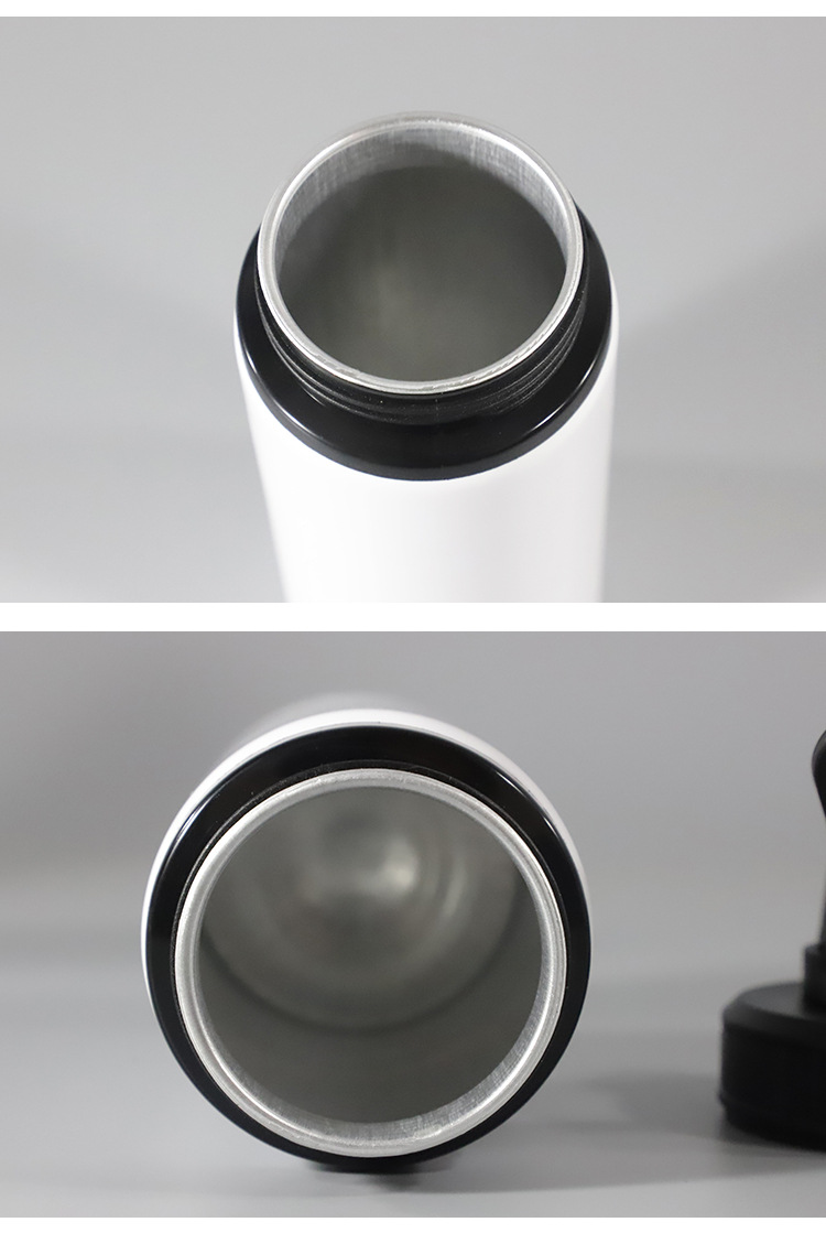 Heat transfer sports water bottle 500ml, large-mouth suction aluminum bottle, creative and personalized printed blank coated cup, large capacity water pic 11