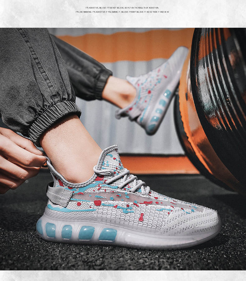 爆米花椰子鞋飞织布透气运动鞋春夏季休闲旅游男鞋时尚潮流跑步鞋详情15