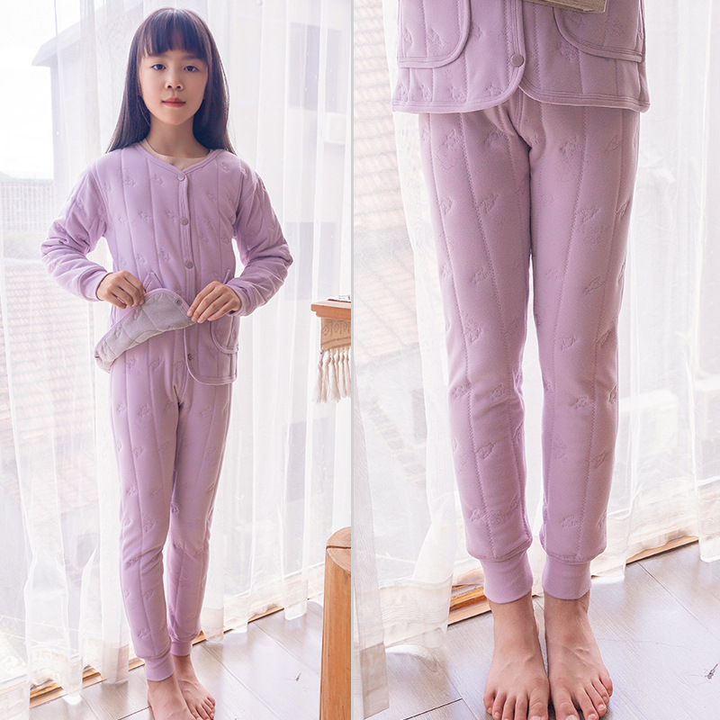 儿童保暖裤冬季加绒加厚内穿女童男童棉裤羊毛秋裤中大童详情12